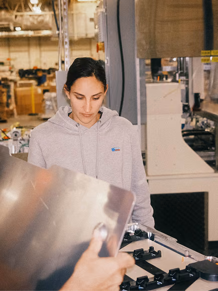 A Base operator on the warehouse floor