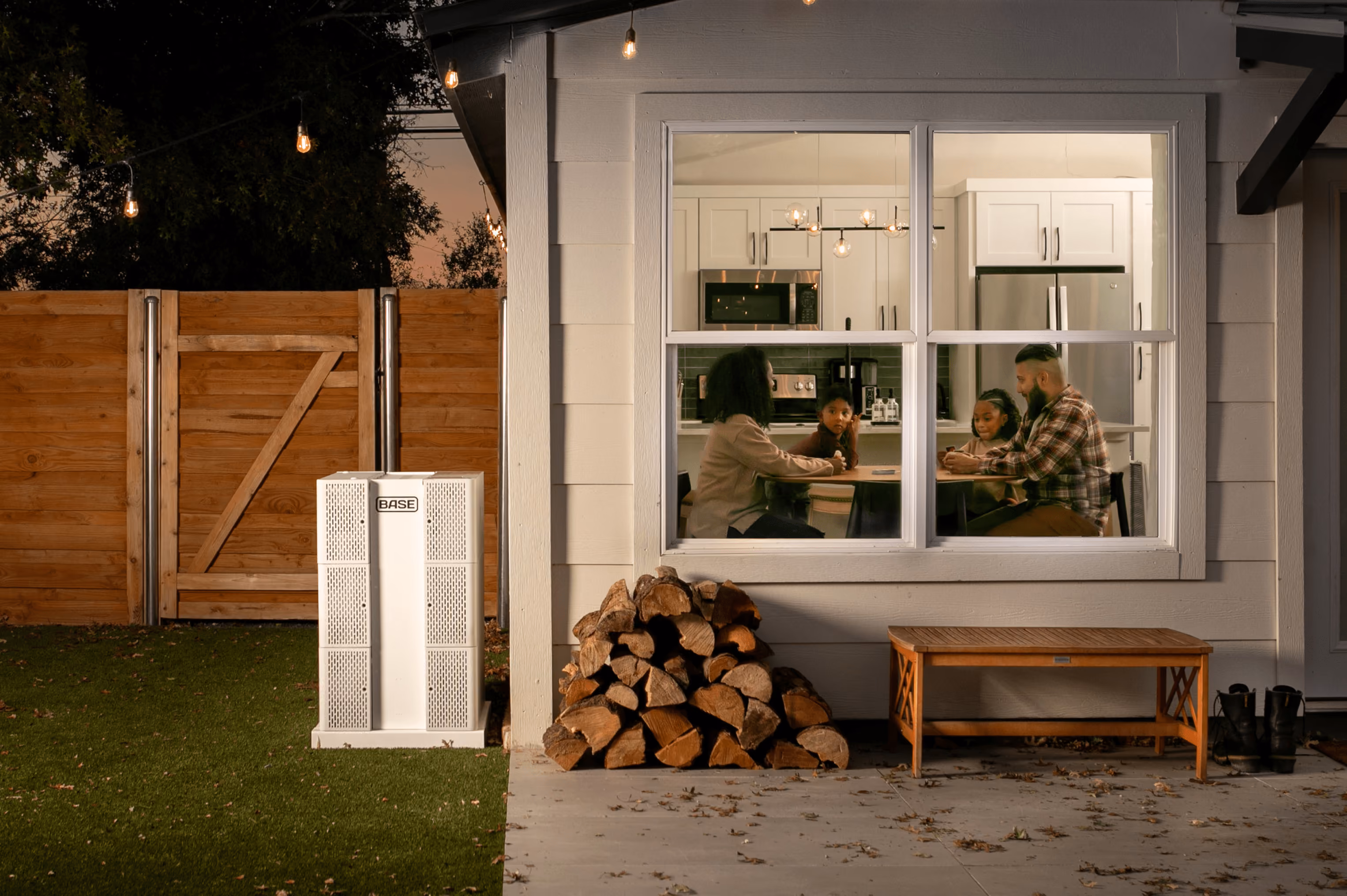 A Base Power home battery installation
