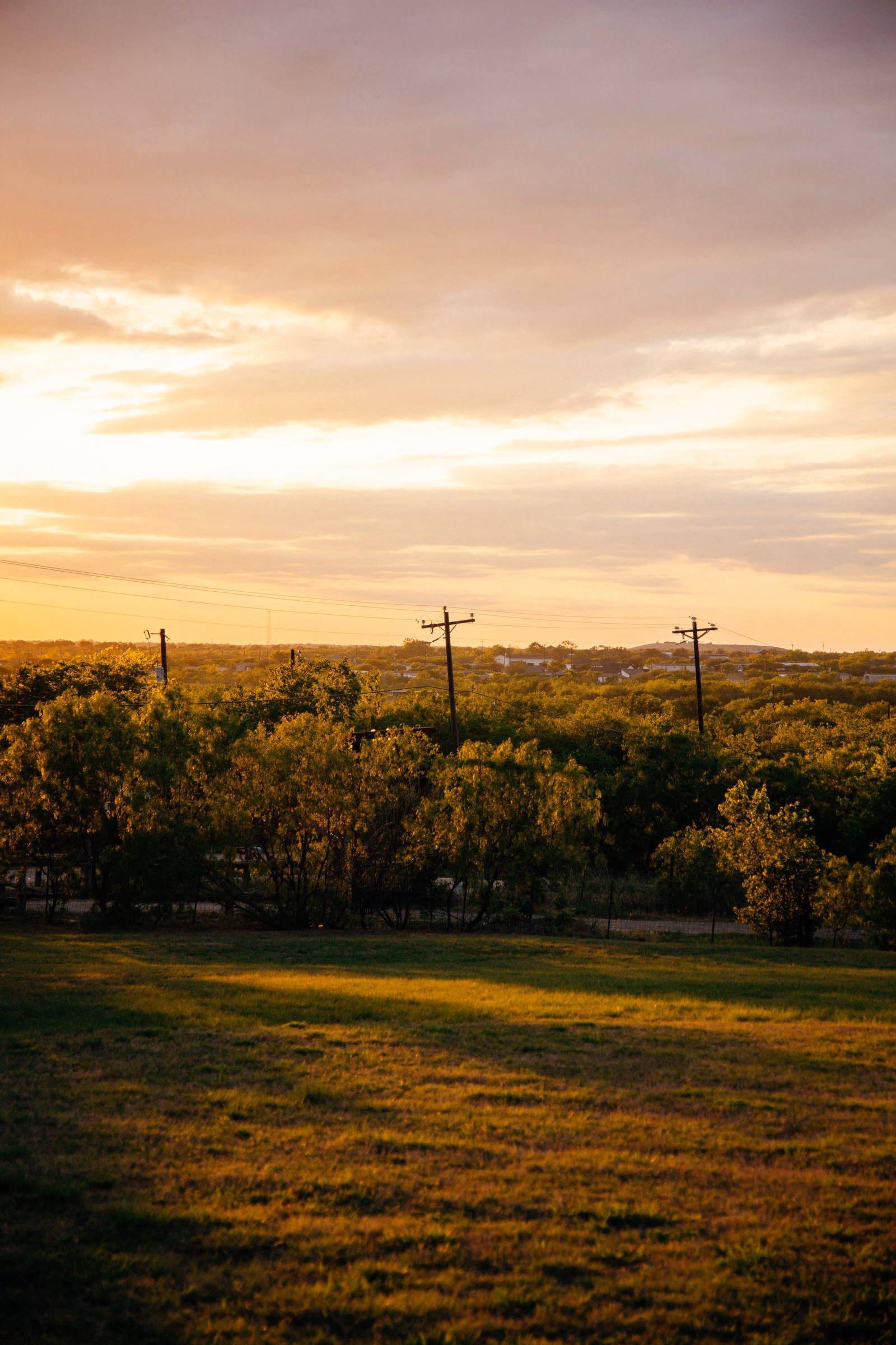 A Base battery on the porch of a Texas home
