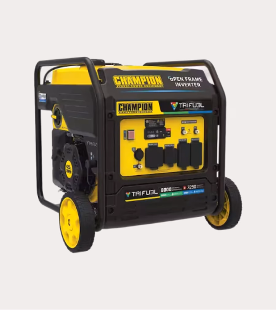 Champion 9000 W tri-fuel portable generator